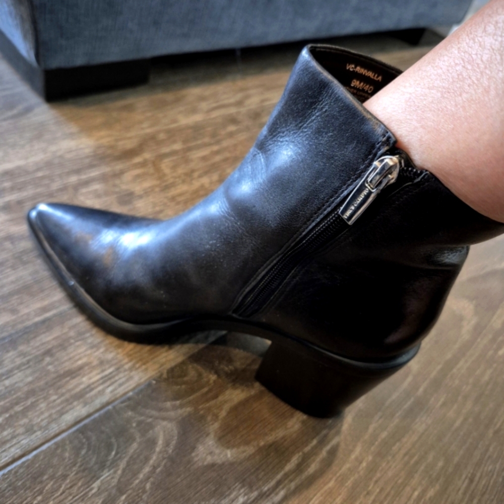 Vince Camuto Rincalla Black Ankle Boots